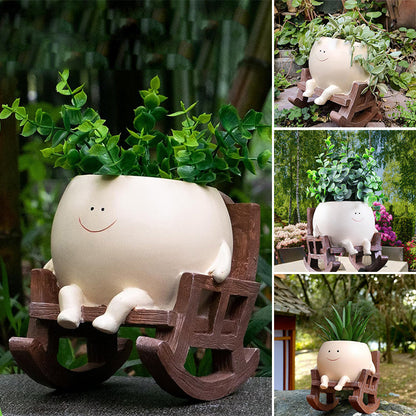 Smiley face planter