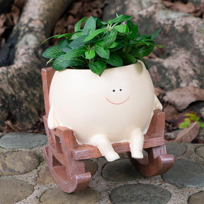 Smiley face planter