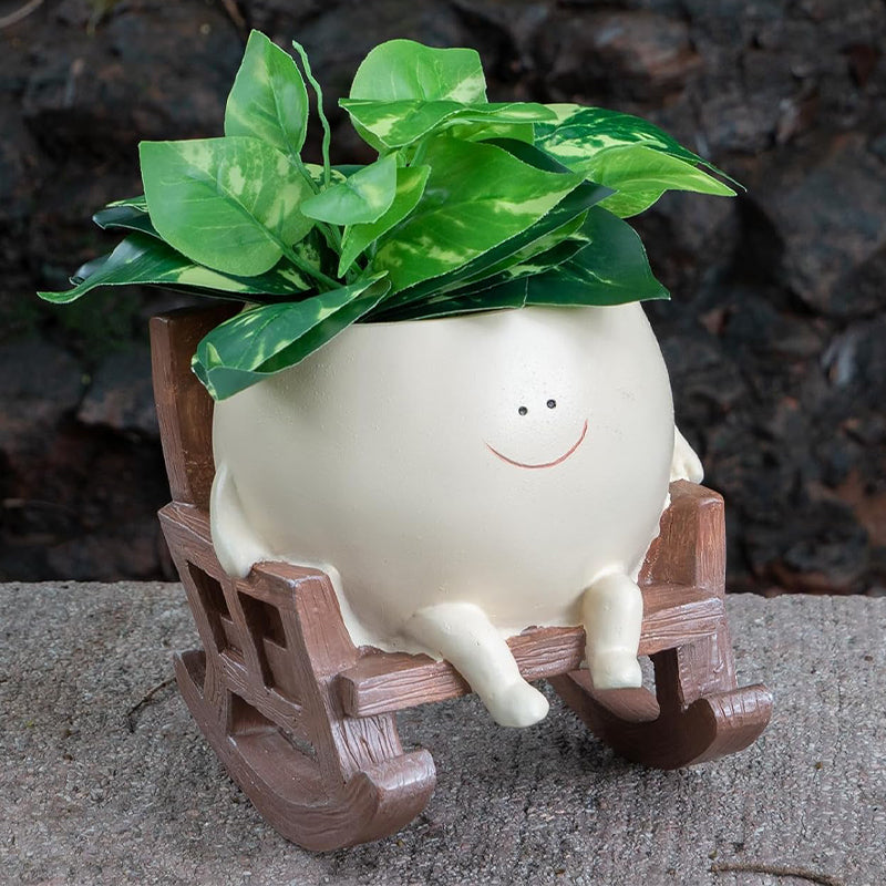 Smiley face planter