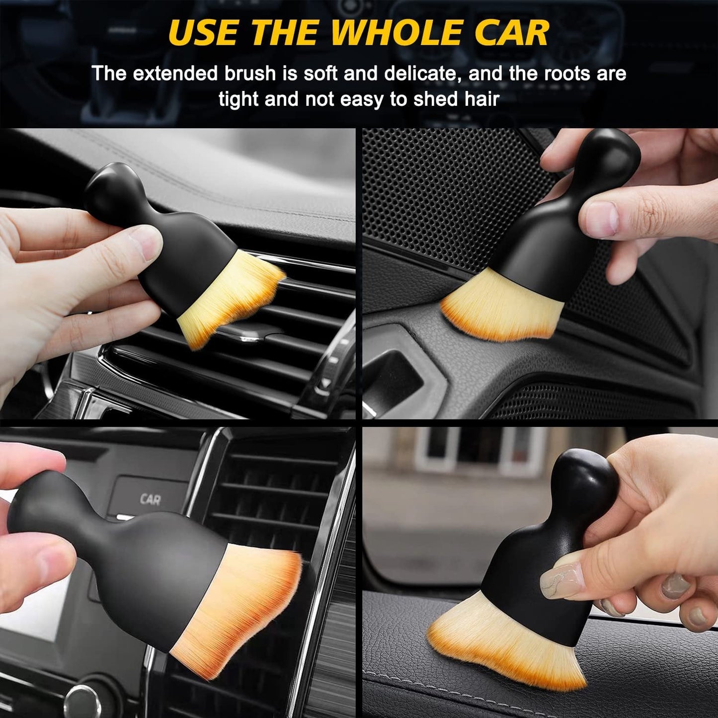 Dust brush for car