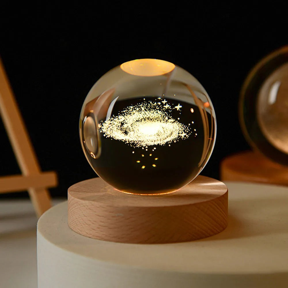 Crystal ball lamp