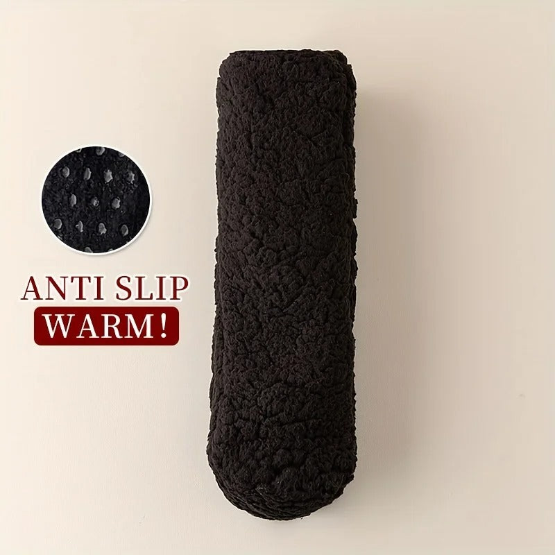 Non -slip warm fleece house socks