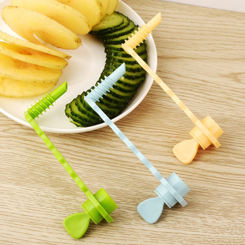 Spiral cutter - for food