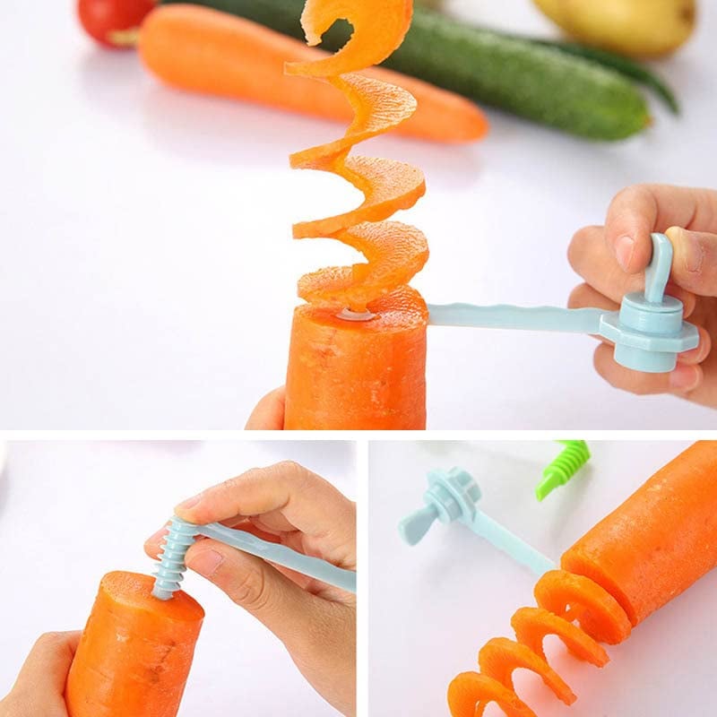 Spiral cutter - for food