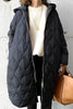 Elfrea - New Casual Argyle Hooded Parka Coat