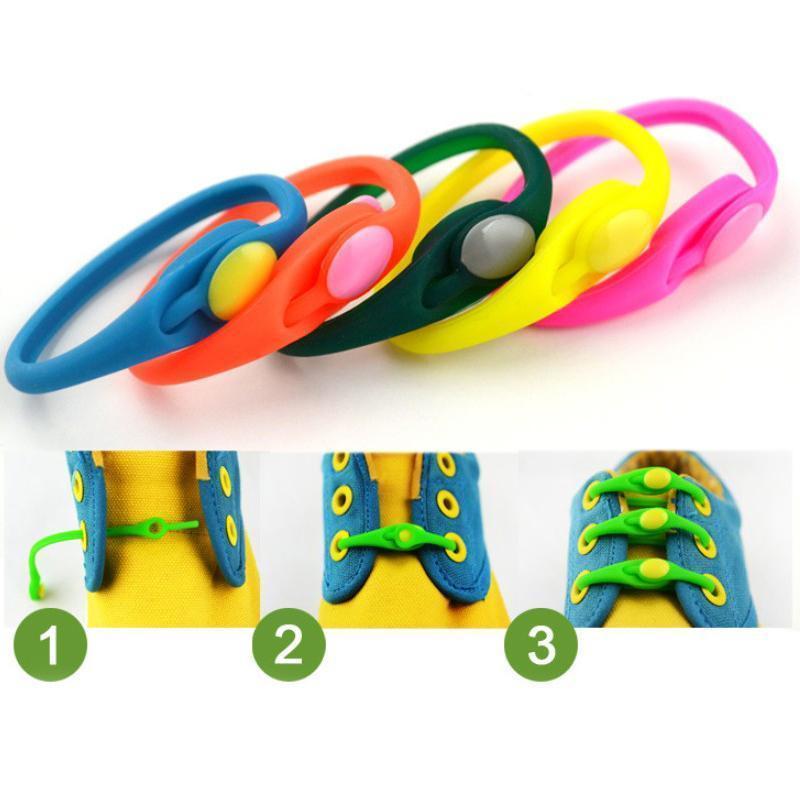 3+3 FREE | EasyTie™ - Waterproof Silicone Shoelaces [Last Day Discount]