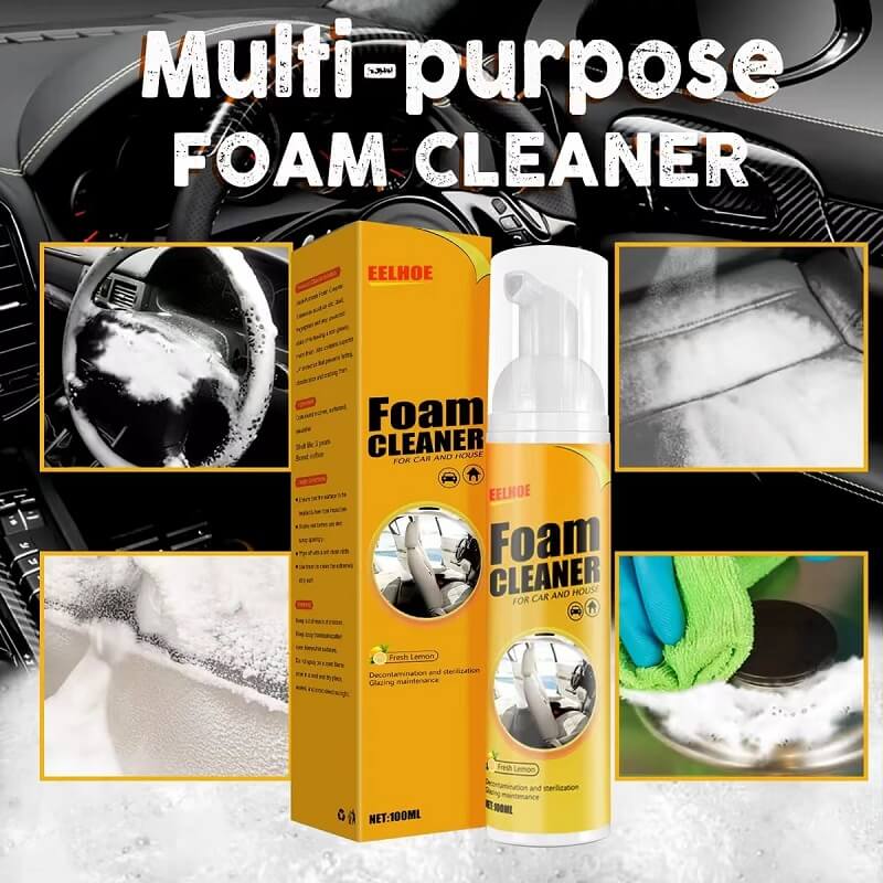 Multi-purpose foam cleaner