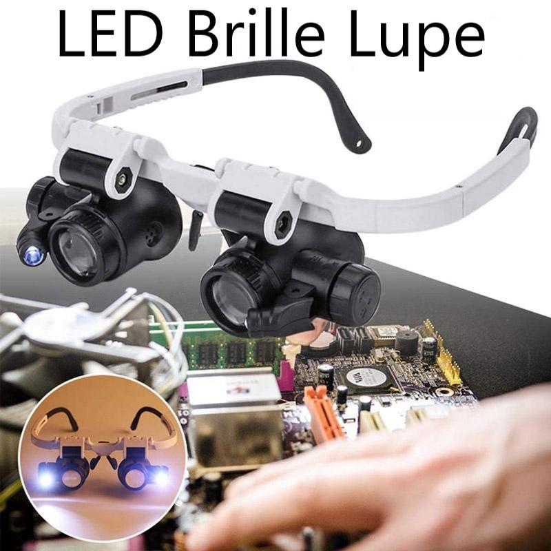 LupeLED - LED glasses magnifying glass