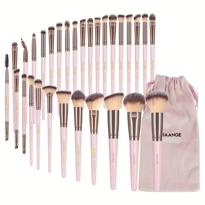 30-part professional make-up brush set