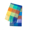 Cheerful cashmere winter scarf