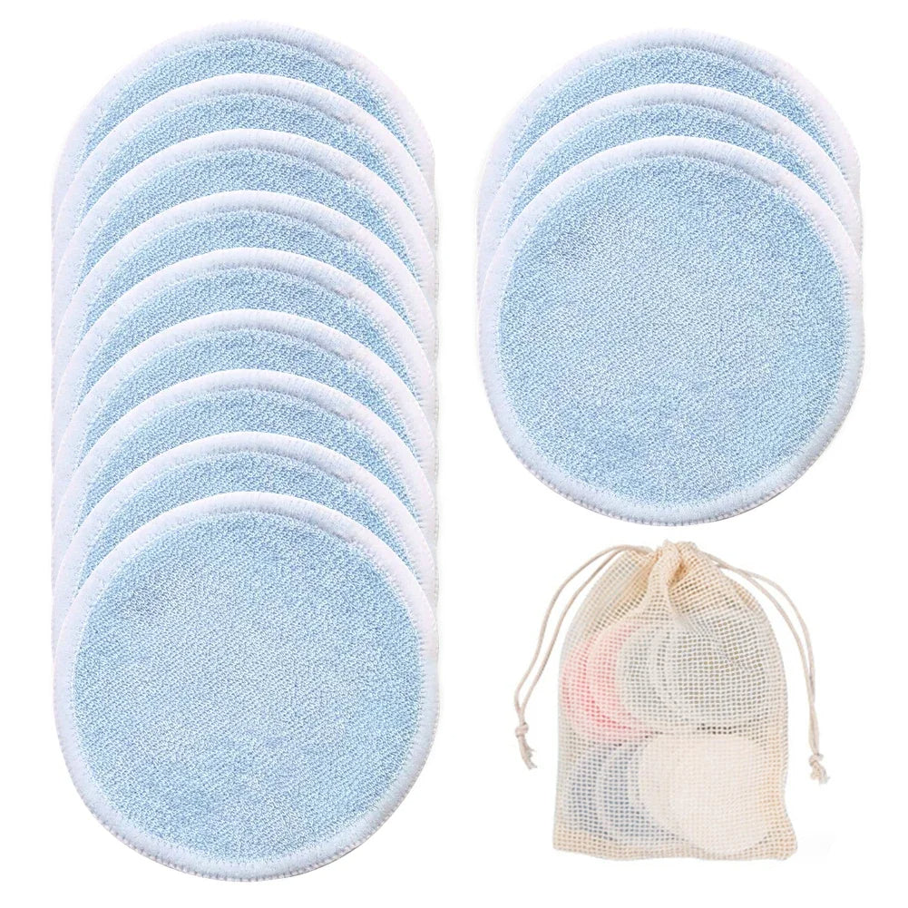 Reusable bamboo make-up remover pads