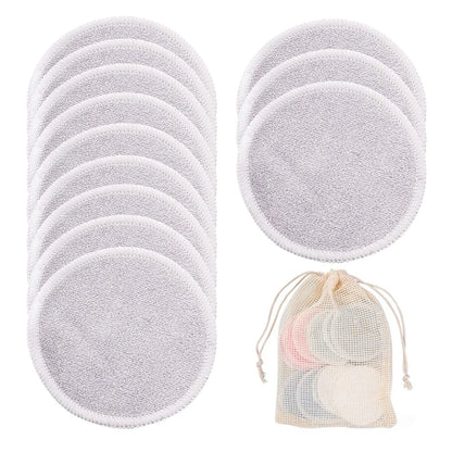 Reusable bamboo make-up remover pads