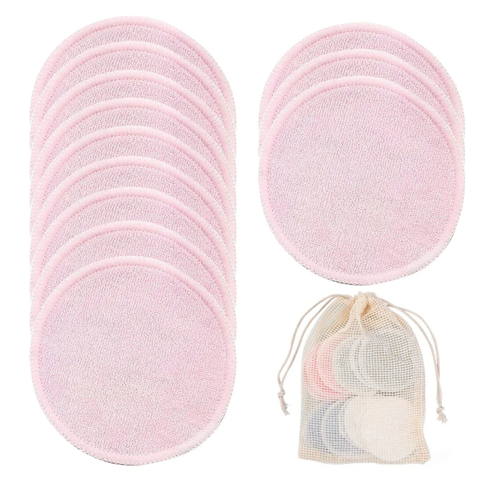 Wiederverwendbare Bambus-Make-up-Entferner Pads