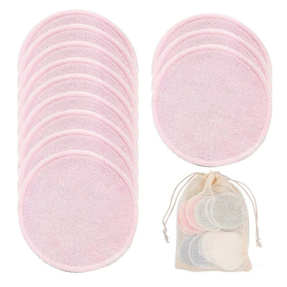 Reusable bamboo make-up remover pads