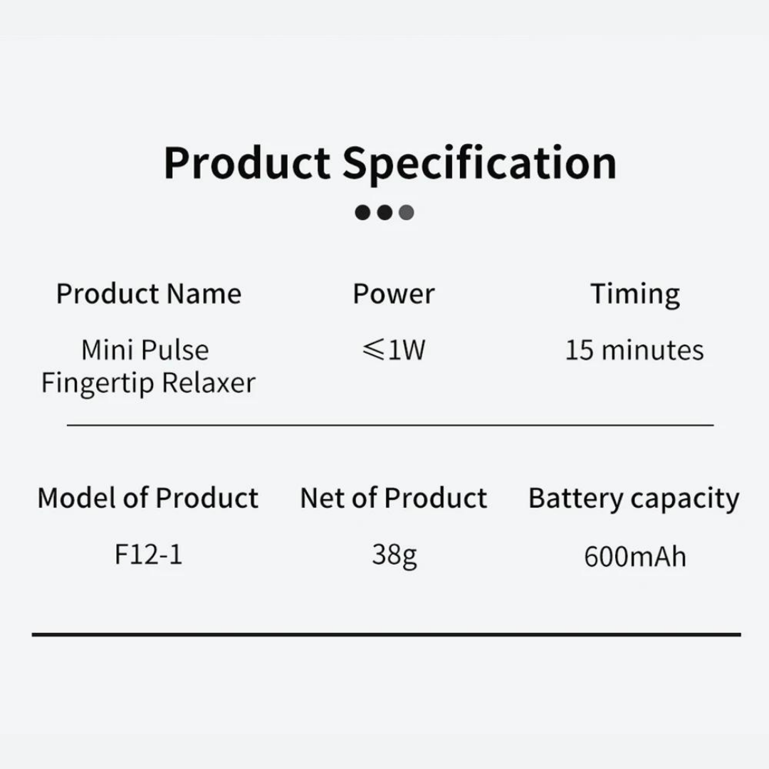 ZenSoothe™ - Mini Pulse Fingertip Relaxer [Last Day Discount] 