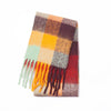 Cheerful cashmere winter scarf