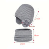 Heatedbeanie™ - Winter Beanie Hat Scarf Sets Warm Knit Hat