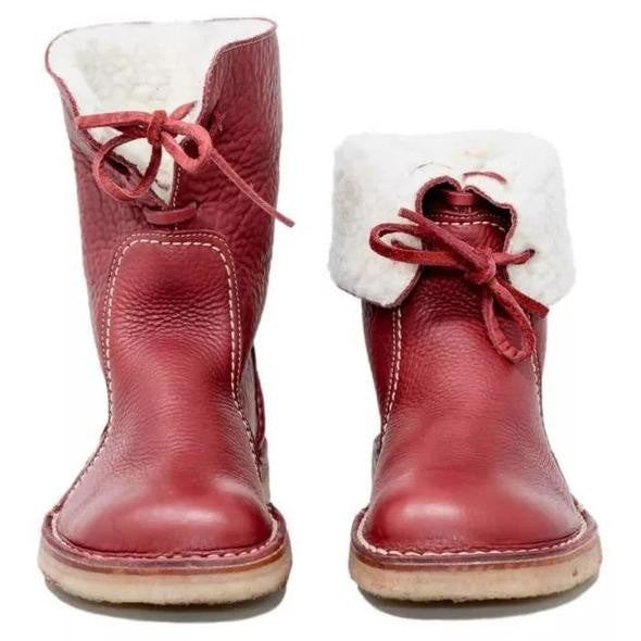 Feeded women's winter boots