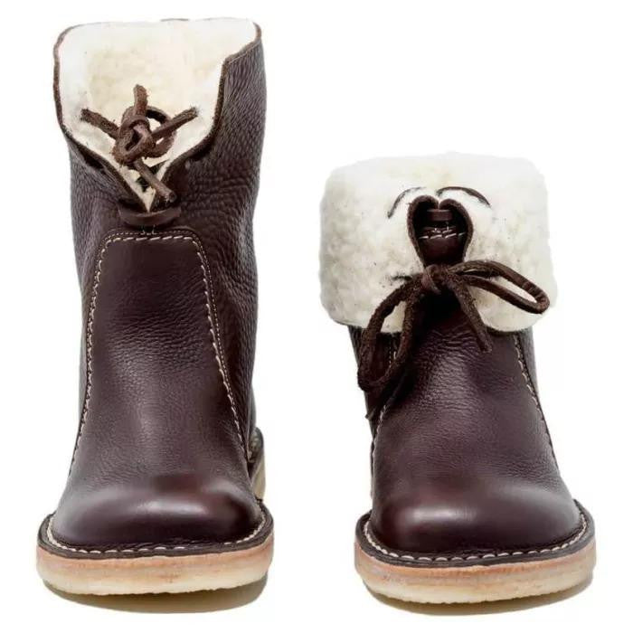 Feeded women's winter boots