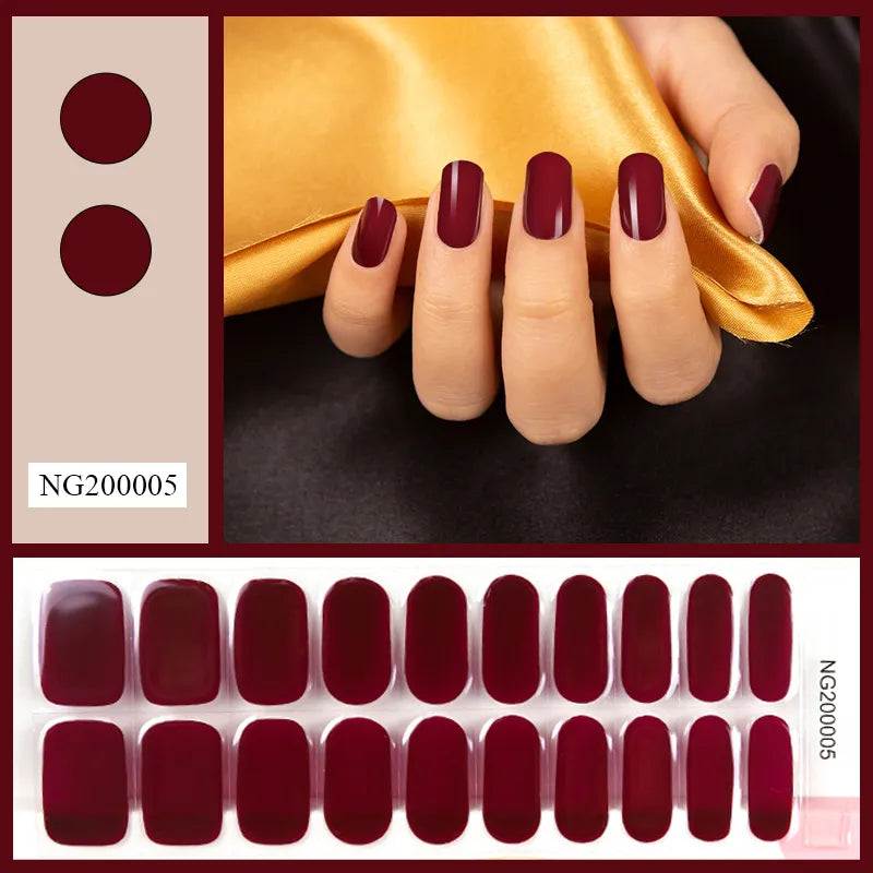 Stick-on-Nails™ - Semi-Cured Gel Nail Stickers [Last Day Discount] 