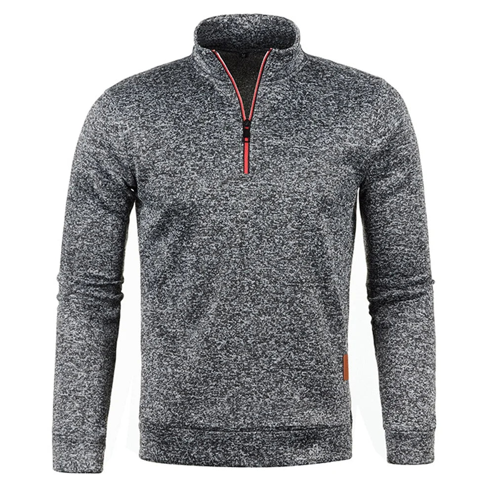 Thicker Half Zip Pullover Sweatshirt for Men 