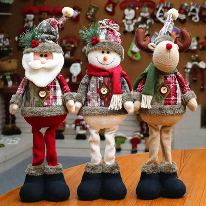 Trio Christmas dolls