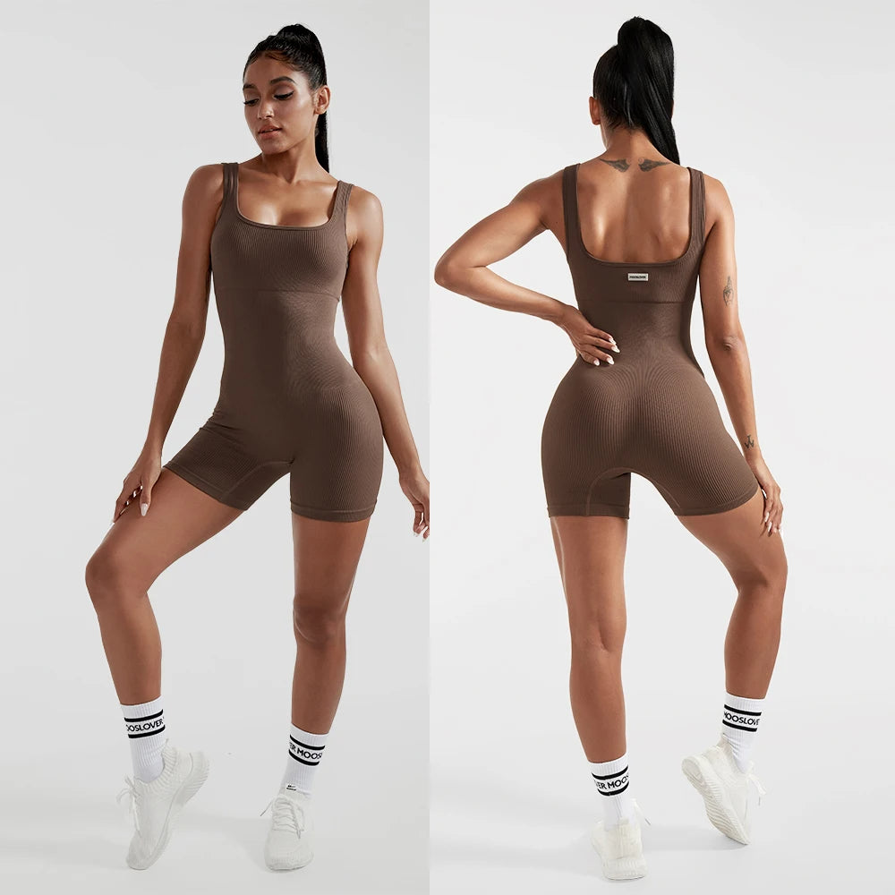 LIMITED TIME OFFER! Sleeveless Bodysuit &amp; Yoga Jumpsuit