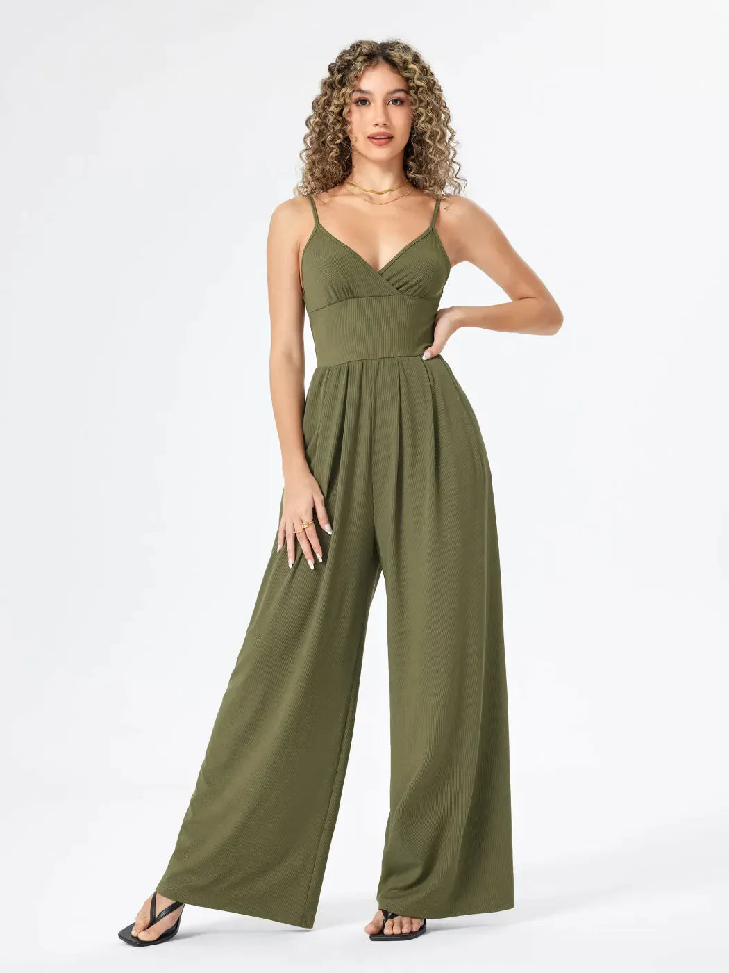 Ella™ - Wide Leg Jumpsuit with Pockets [Last Day Discount]