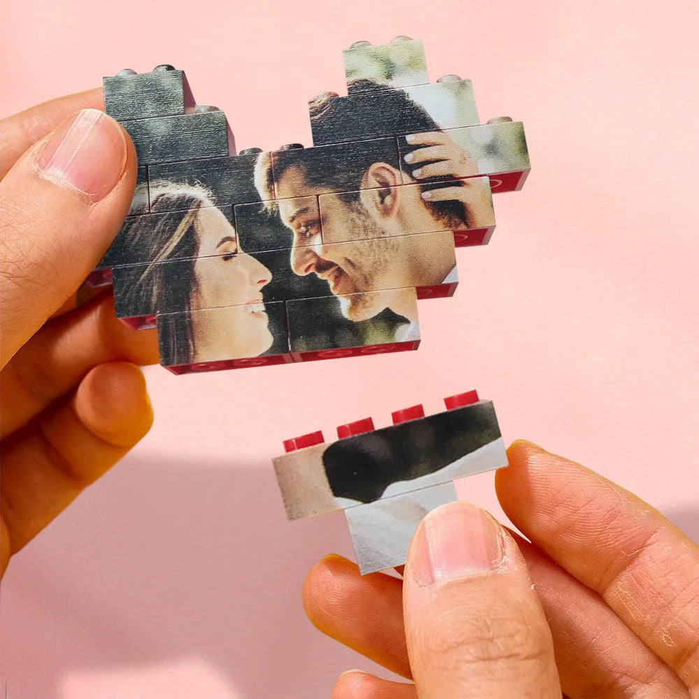 Giftofloves | Personalized brick puzzles photo block gifts for lovers