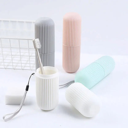 Portable toothbrush cover