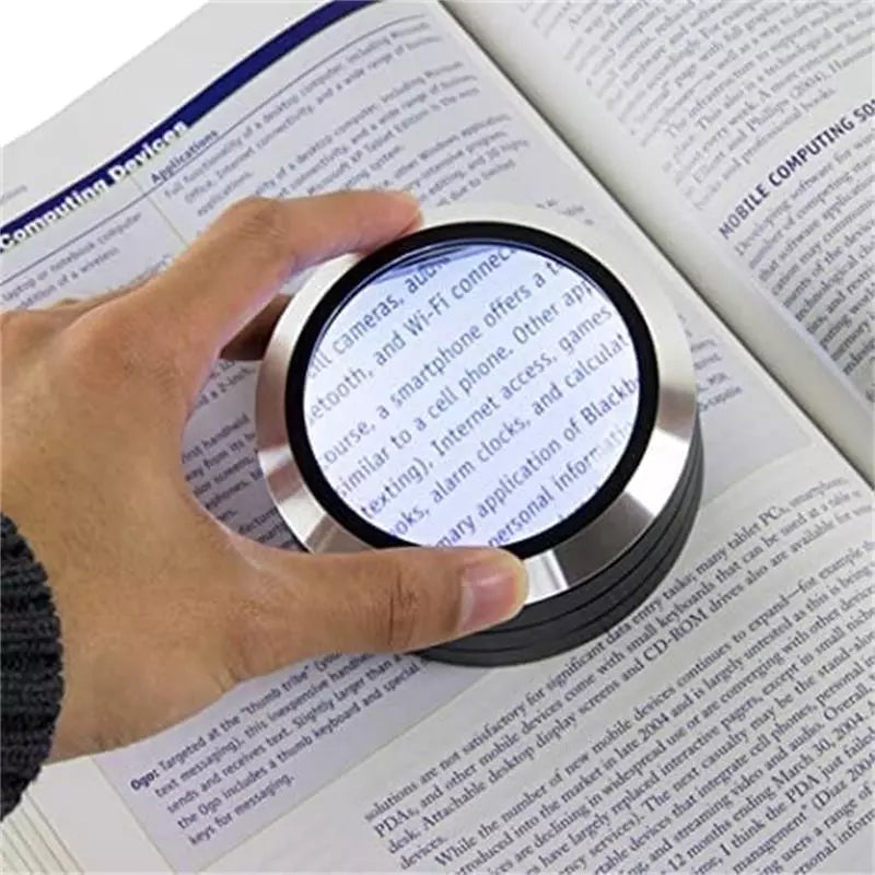 LEDLupe™ - LED Magnifying Glass - Perfect light and size for easy reading! [Last day discount] 