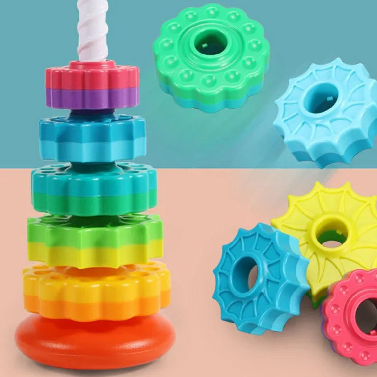 HappyTower - Colorful stacking tower for children