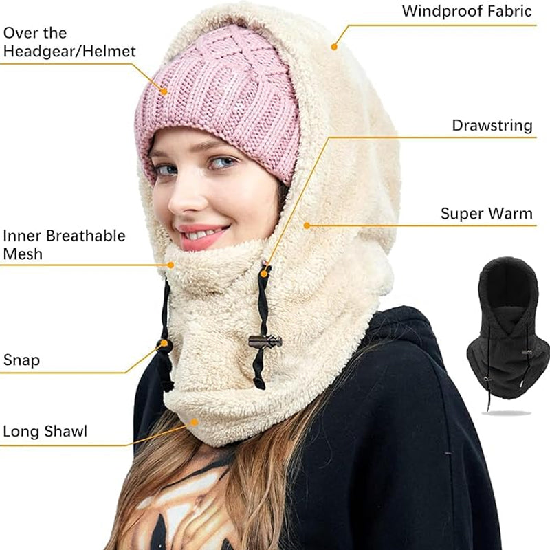 SkiMask™ - Ski Mask with Sherpa Hood [Last Day Discount]