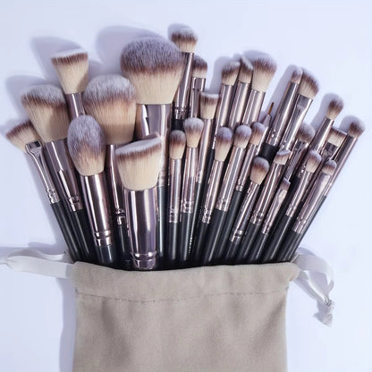 30-part professional make-up brush set