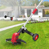 MähPro - Universally adjustable support wheel for precise, stable lawn cuts