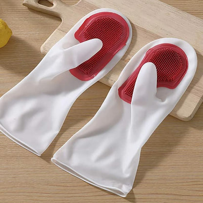 Glove scrubber