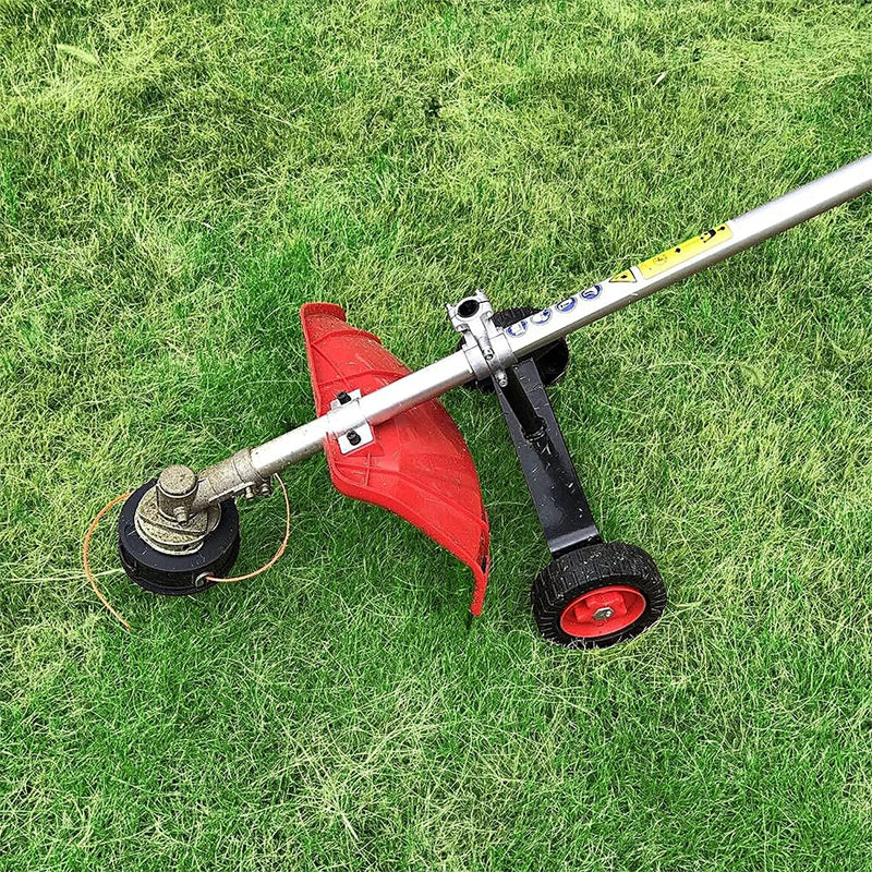 MähPro - Universally adjustable support wheel for precise, stable lawn cuts