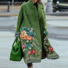 Candace | elegant coat with floral pattern