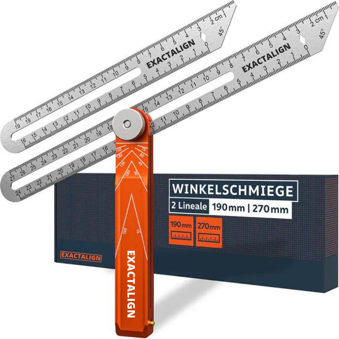 ExactAlign - angle bevel with two rulers 