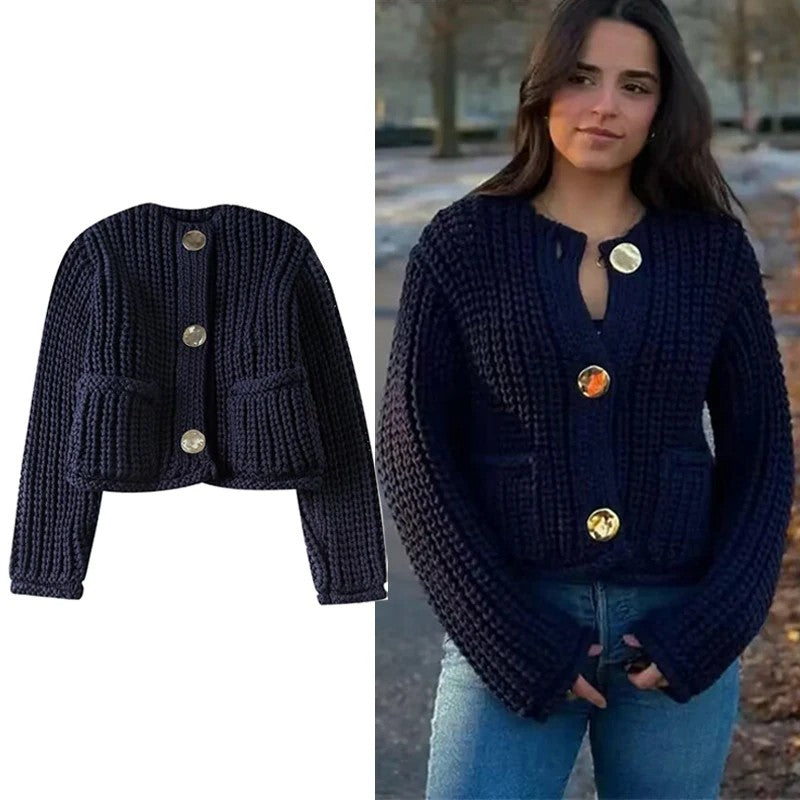 Women's knitting sweater