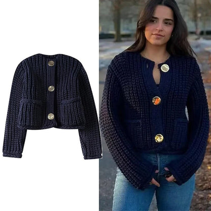 Women's knitting sweater