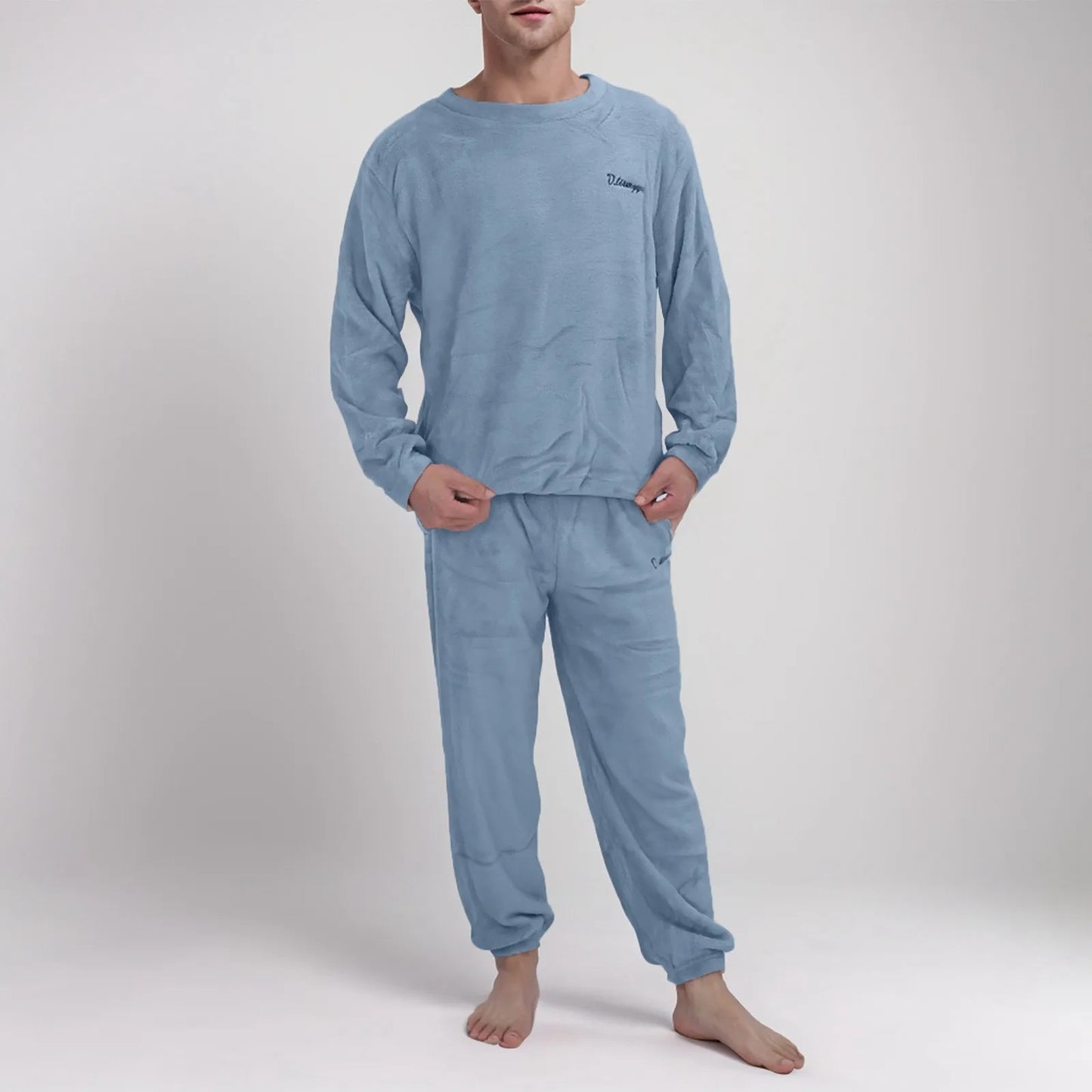 Fluffy gentleman pajama