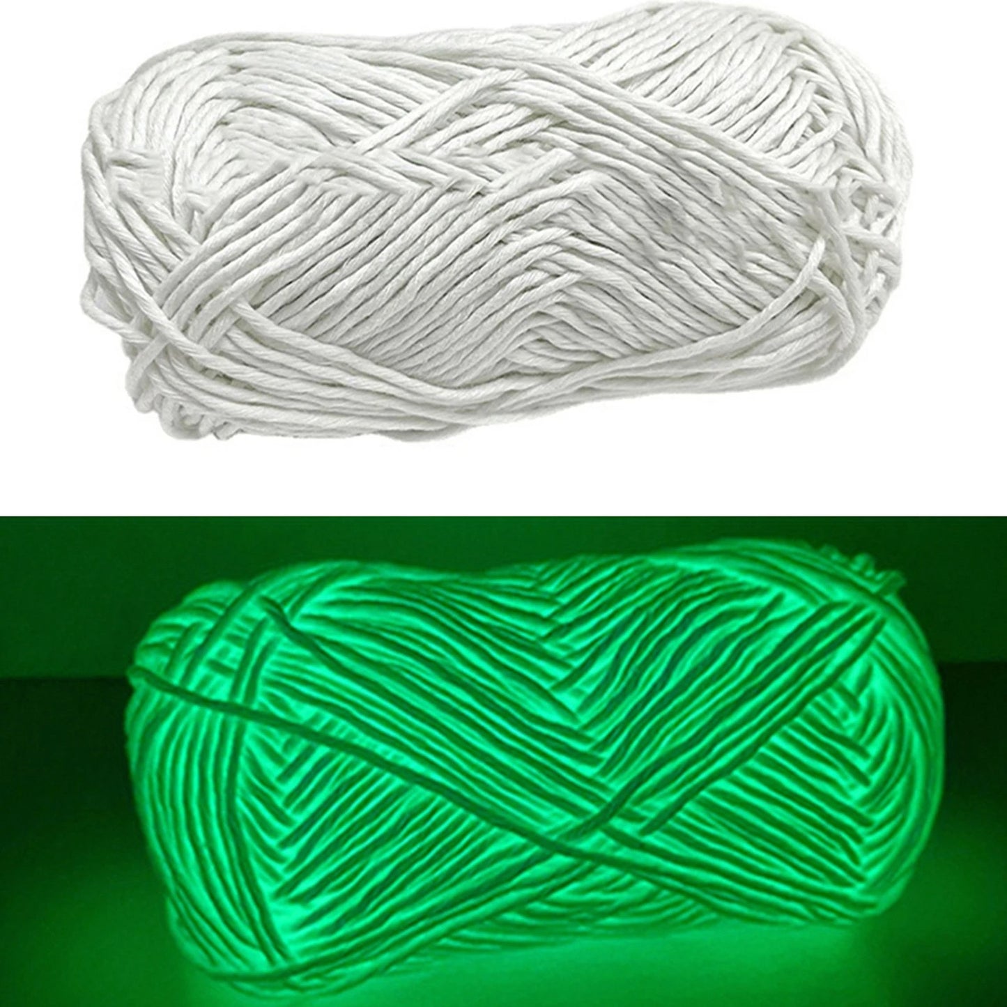 Shining polyester yarn