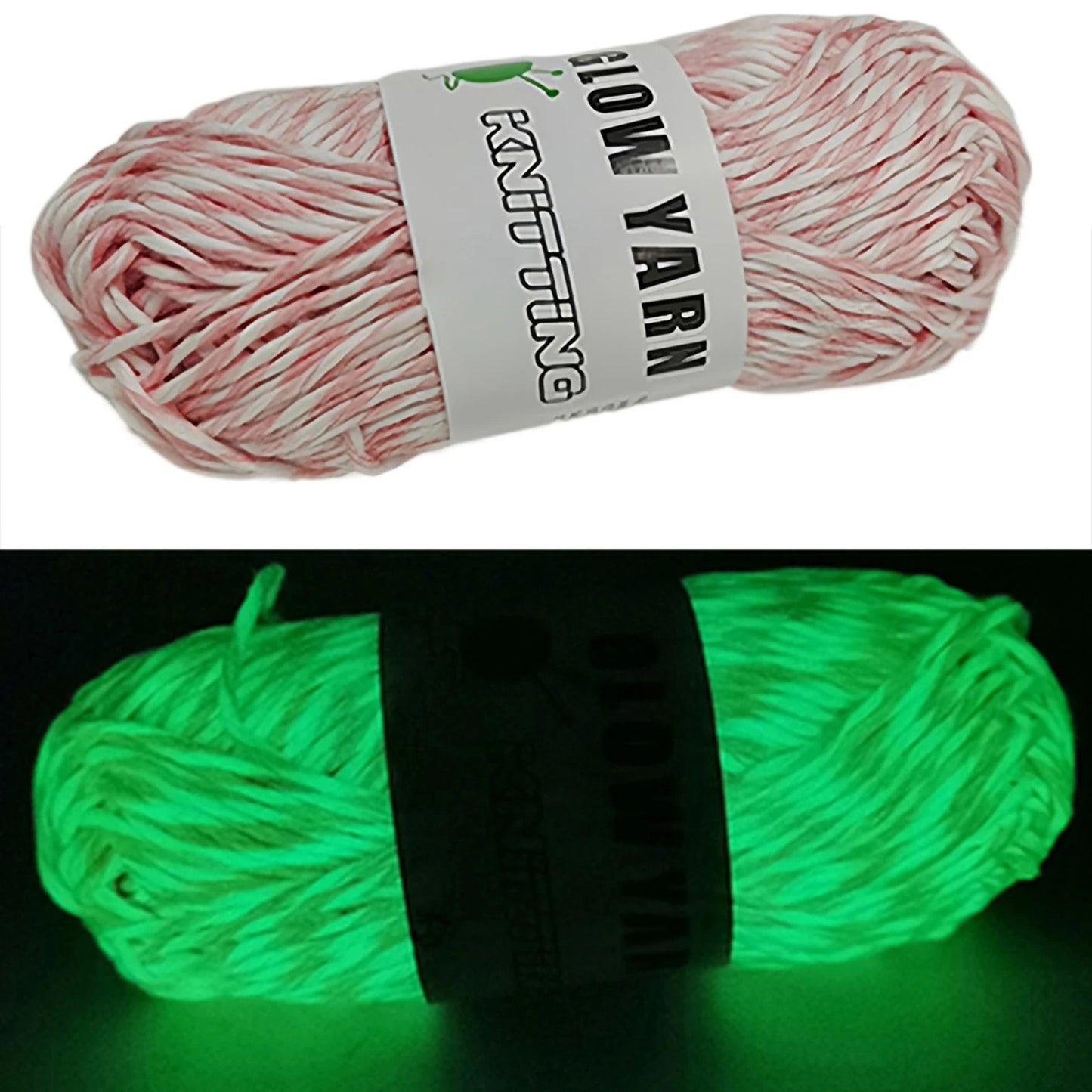 Shining polyester yarn