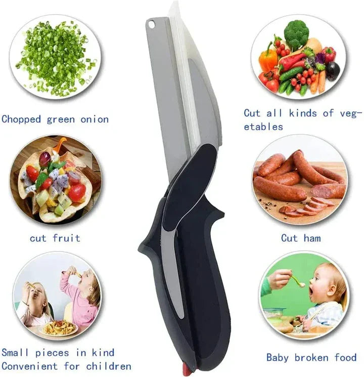 EasySlice™ 2 in 1 Kitchen Scissors | 50% off