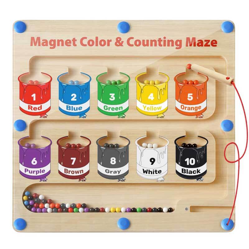 (50% off) MagFun™ - Magnetic Color and Number Maze - Unlimited Fun Guaranteed! 