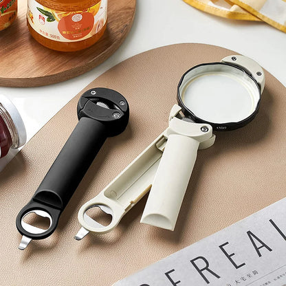 Multifunctional retractable bottle opener