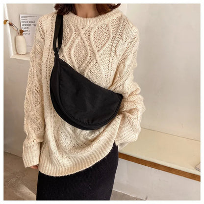 Nylon crossbody bag