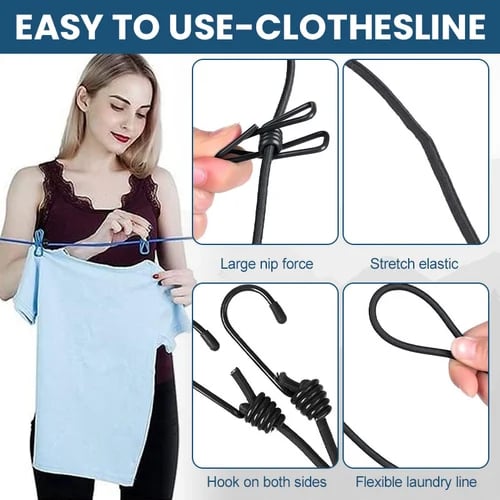 1+1 Free | PortableHang™ - Portable Clothesline [Last Day Discount]