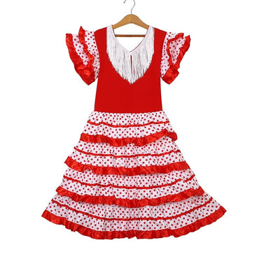 Traditional Spanish dance dress for girls